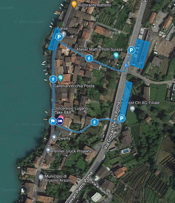 Dolceresio Lugano Lake B&B Brusino Arsizio Bagian luar foto