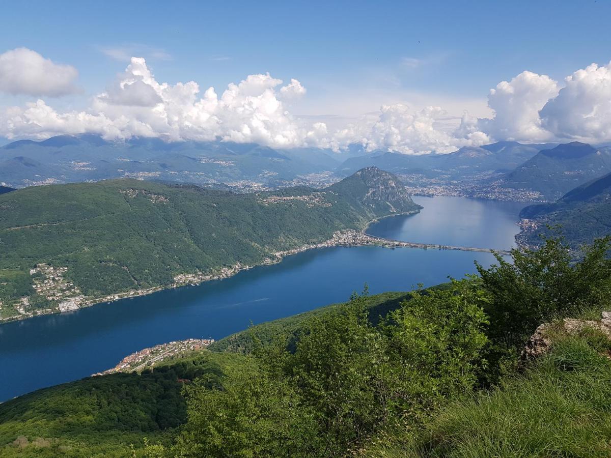 Dolceresio Lugano Lake B&B Brusino Arsizio Bagian luar foto
