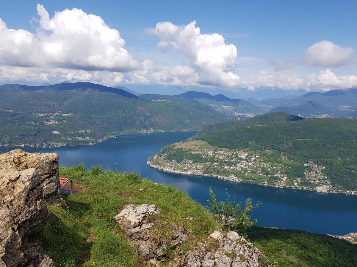 Dolceresio Lugano Lake B&B Brusino Arsizio Bagian luar foto